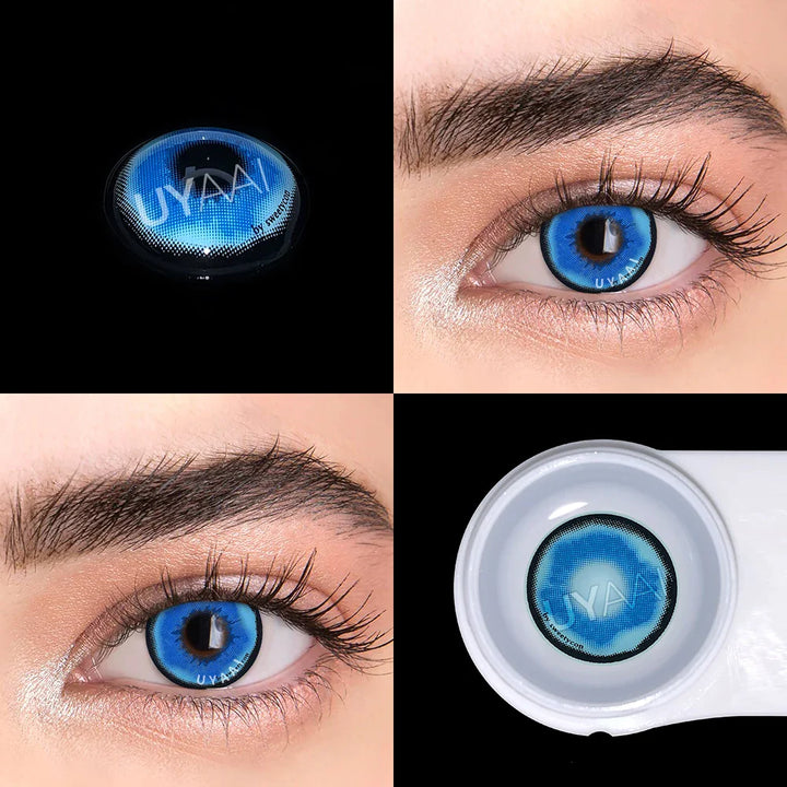 Rynx | 1 Pair Pink Lenses Anime Accessories Colored Contact Lenses Anime Lenses Spider Lenses Purple Lenses Cosplay Lenses
