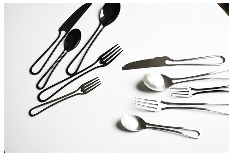 Lisslune | Outline Cutlery Set made of Stainless Steel