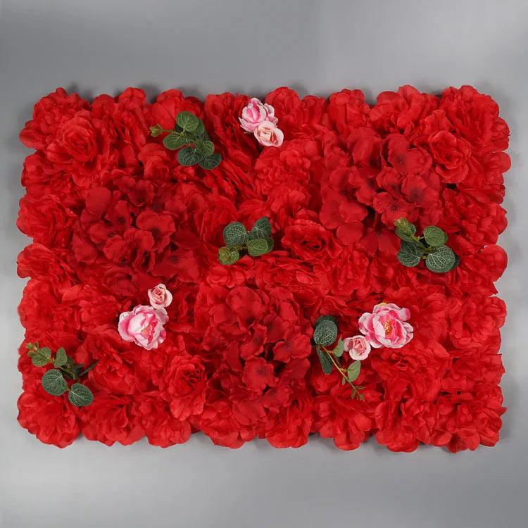 Lisslune | Elegant Flower Wall Art Handmade with Cotton, Silk and Artificial Flowers