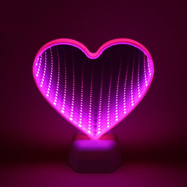 Lisslune | Heart Mirror LED Night Lamp