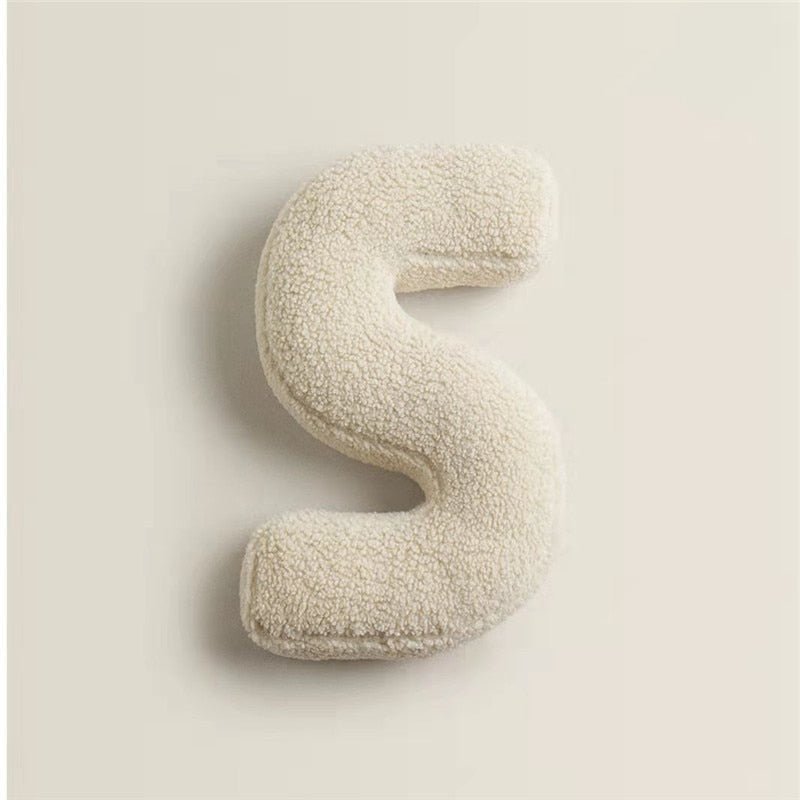 Lisslune | PlushLetter Pillow - Soft Letter Pillow for Bedroom and Children's Room