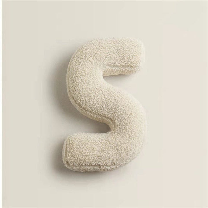 Lisslune | PlushLetter Pillow - Soft Letter Pillow for Bedroom and Children's Room