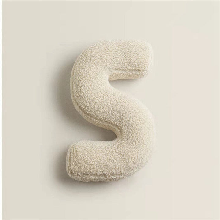 Lisslune | Alphabet Letter Fleece Pillow