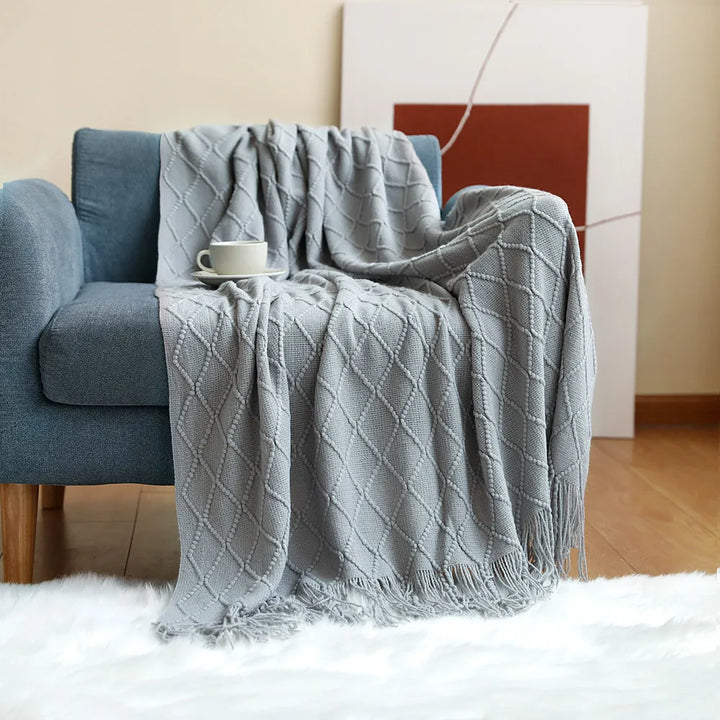 Lisslune | Diamond Fringe Blanket