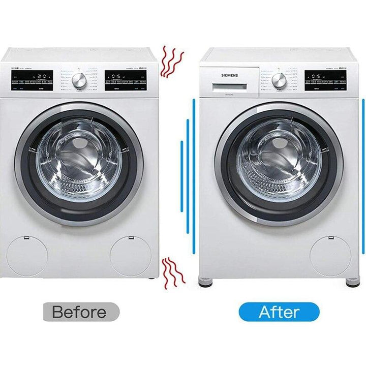 Lisslune | Non-slip and noise-reducing washing machine feet (4-piece set)