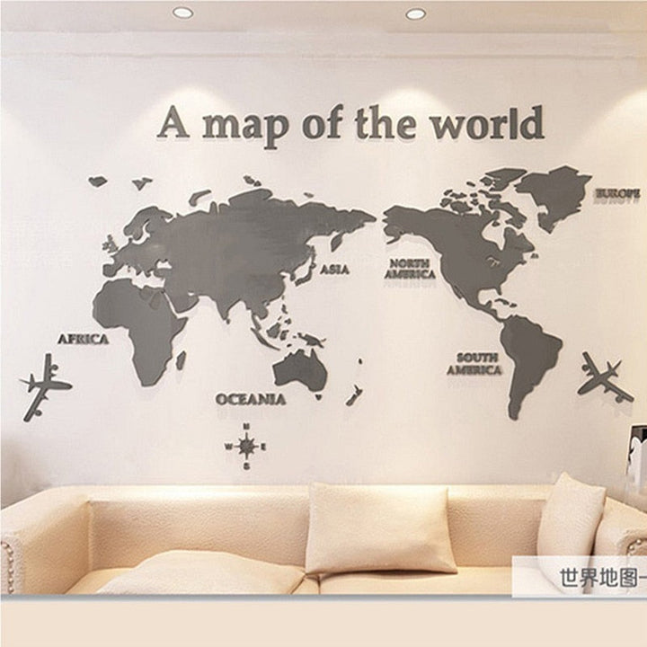 Lisslune | Globe Vision World Map Sticker