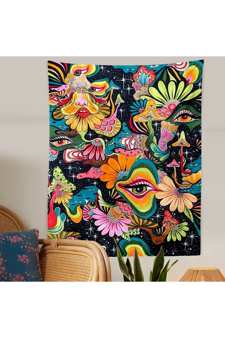 Lisslune | in Wonderland Psychedelic Tapestry