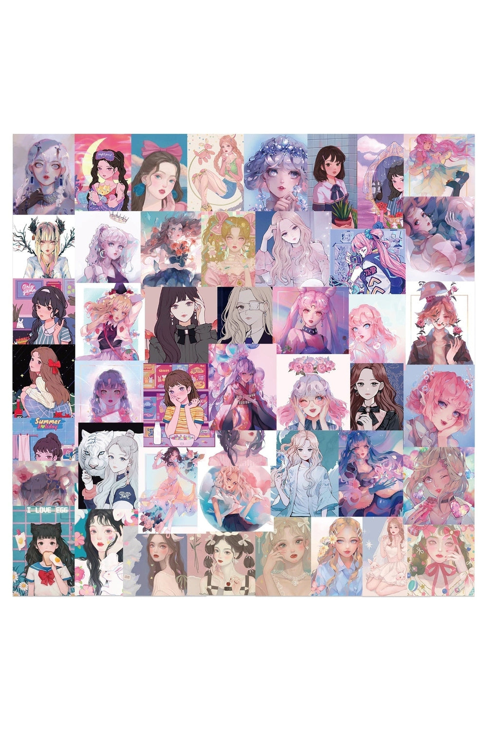 Lisslune | Girl Theme Sticker Set