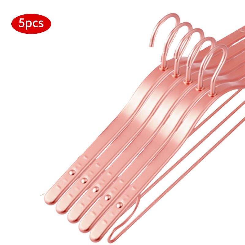 Lisslune | Stylish eco-friendly aluminum alloy non-slip hangers - 5-pack for premium dress management