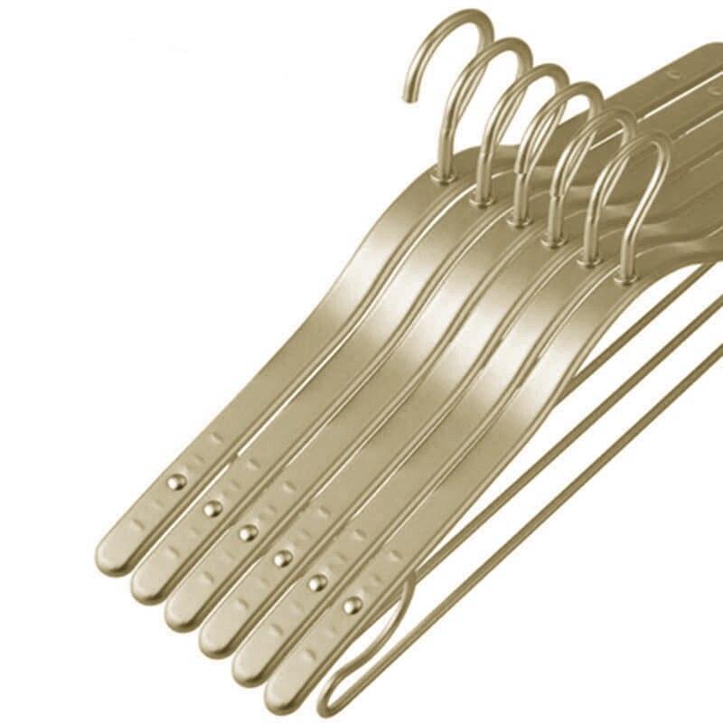 Lisslune | Stylish eco-friendly aluminum alloy non-slip hangers - 5-pack for premium dress management
