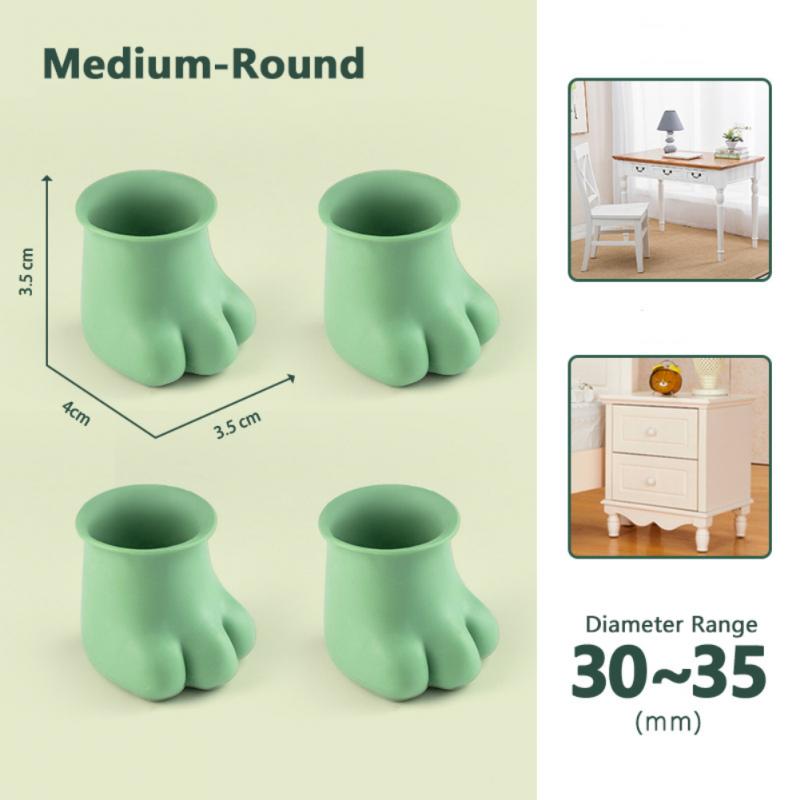 Lisslune | 4Pcs Non-Slip Cat Paw Furniture Leg Cover