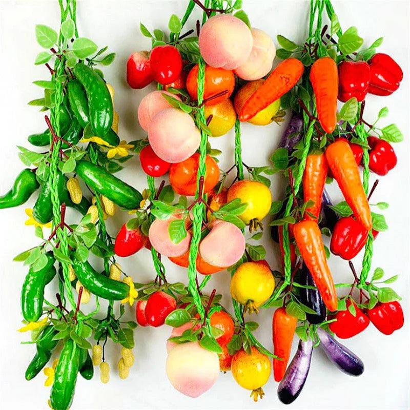 Lisslune | Realistic Foam Fruits & Vegetables - Premium Decorative Food Props for Home Decor, Photography, and Celebrations