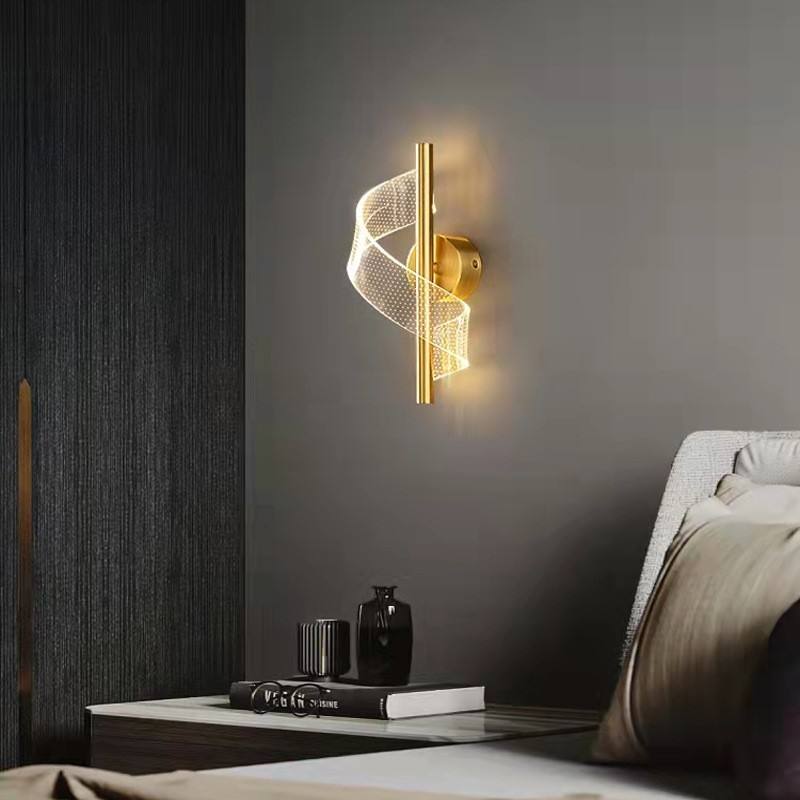 Lisslune | Luxury Glass Wall Lamp with Candle Holder