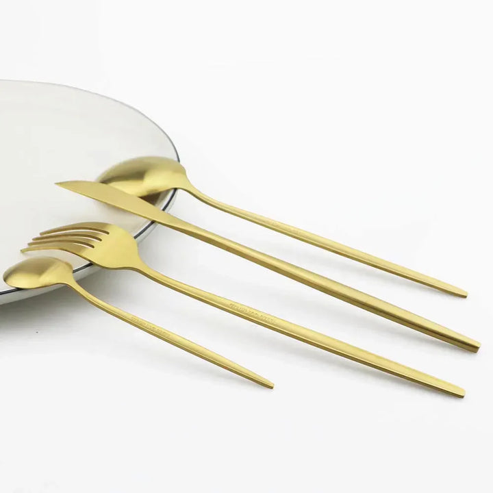 Lisslune | High-Quality Stainless Steel Cutlery Set for 6 People - Elegant Cutlery Collection