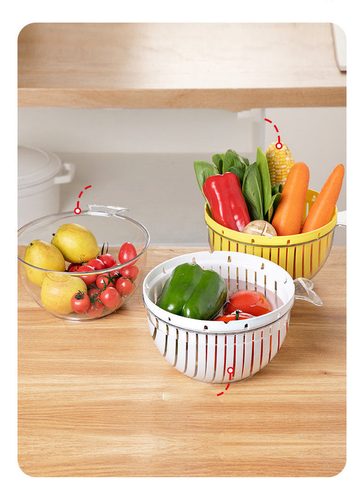 Lisslune | Double Layer Quick Drainer Basket