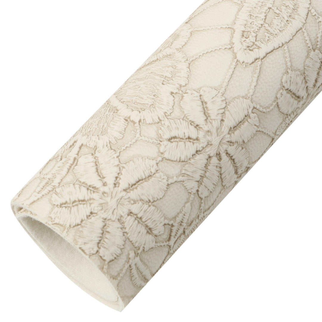 Lisslune | Chic Bloom: Premium Synthetic Leather Craft Sheets for Creative Expression