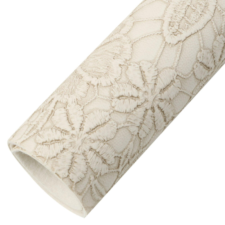 Lisslune | Chic Bloom: Premium Synthetic Leather Craft Sheets for Creative Expression