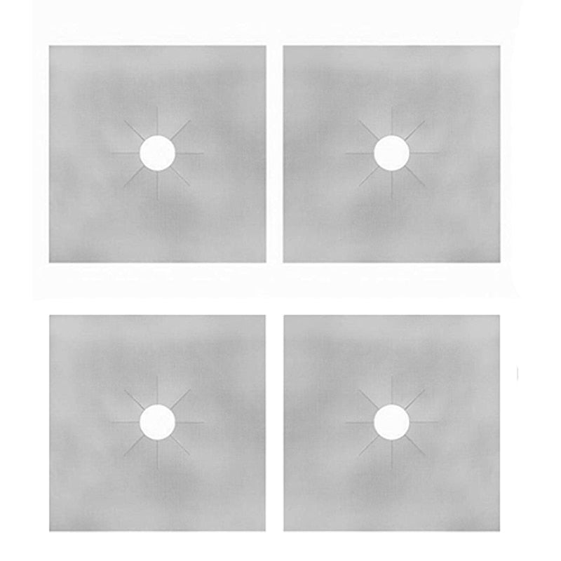 Lisslune | Heat-resistant reusable gas stove cover (Set of 4)