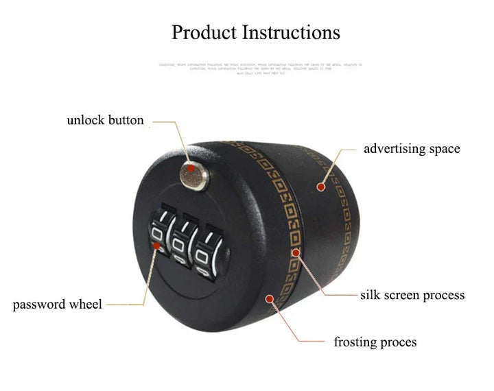 Lisslune | Drink Safe Reusable Childproof Password Lock Wine Bottle Stopper