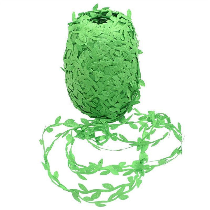 Lisslune | Nature-inspired green ivy vine ribbon: Elevate your craft and your decor with a touch of elegance