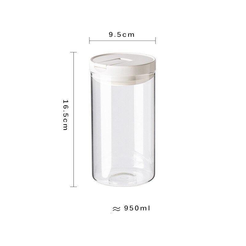Lisslune | Moisture-proof Glass Grain Container