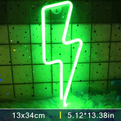 Lisslune | Led Lightning Neon Sign Wall Decor