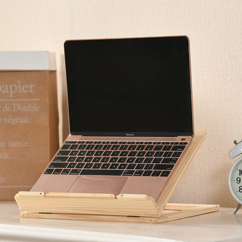 Lisslune | Creative Bookworm Wooden Tablet Stand