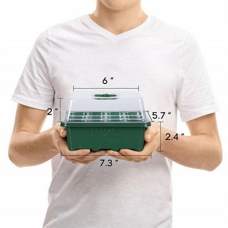 Lisslune | Innovative Seedling Growing Set: 12-Cell Growth Plate for Superior Plant Care
