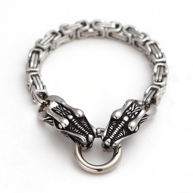 Skorter | Wolf Head Bracelet