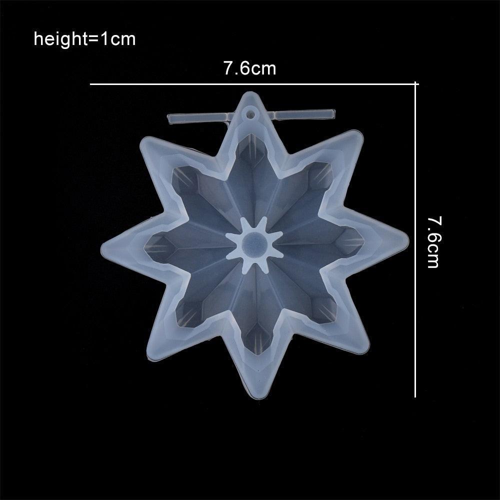 Lisslune | Charming Snowflake DIY Craft Set for Unique Christmas Jewelry and Ornaments
