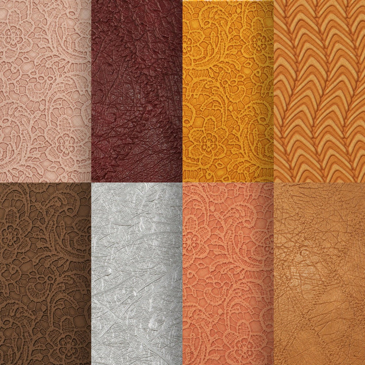 Lisslune | Stylish Layered Synthetic Leather Craft Sheets for Creative DIY Projects