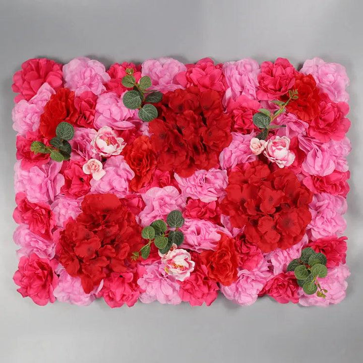Lisslune | Elegant Flower Wall Art Handmade with Cotton, Silk and Artificial Flowers