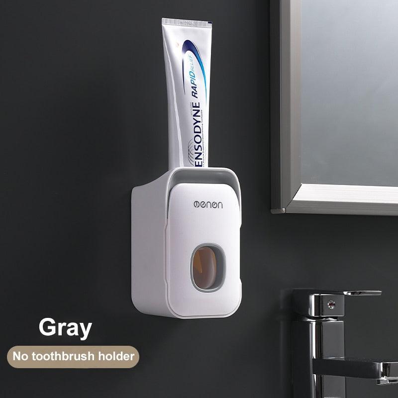 Lisslune | All-in-One Bathroom Organization Set: Toothbrush Holder, Toothpaste Dispenser and more