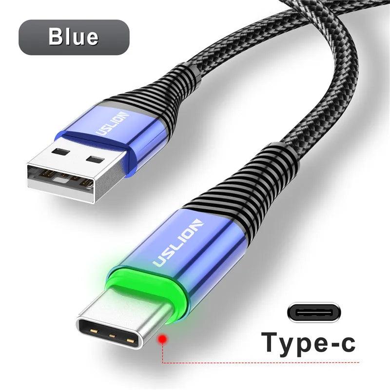Lisslune | Lightning Speed 5A LED Micro USB Charging Cable - Stylish Data Synchronization with Illuminated Features
