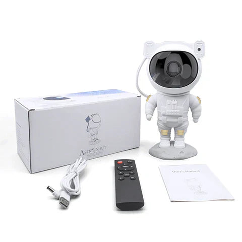 Lisslune | Astronaut Galaxy Projector | 8 Adjustable Nebula Colors & Remote Control for Relaxation and Stargazing