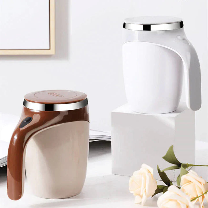 Lisslune | Automatic Stirring Thermos Mug with One-Button Control