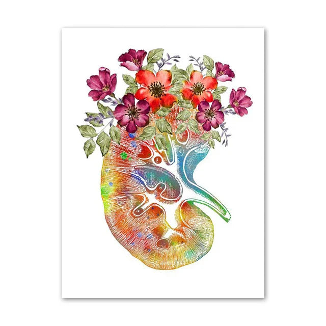 Lisslune | Flower Canvas Poster