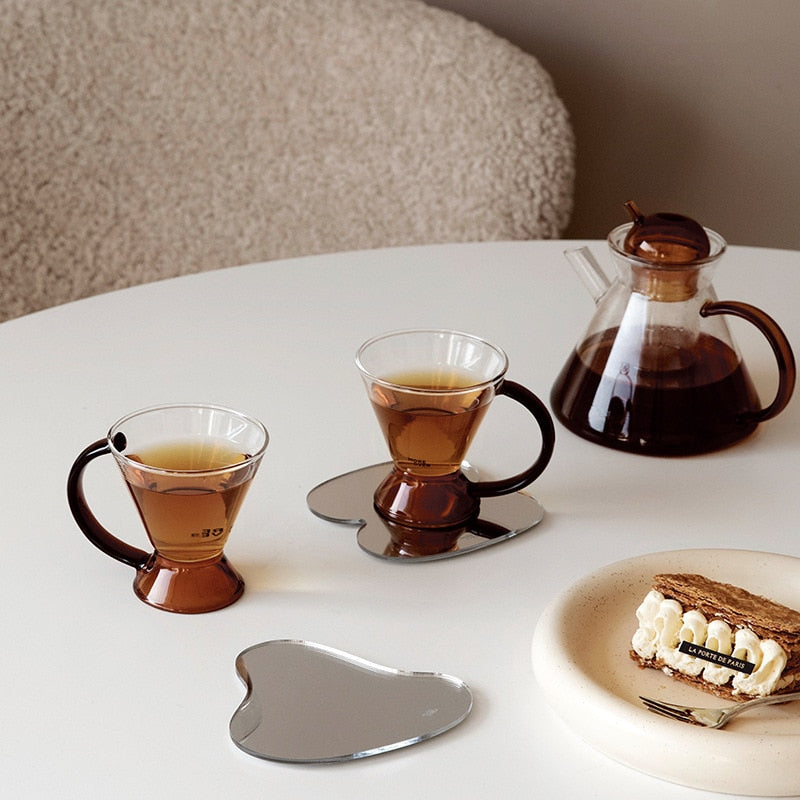 Lisslune | Nordic Irregular Mirror Drink Coaster