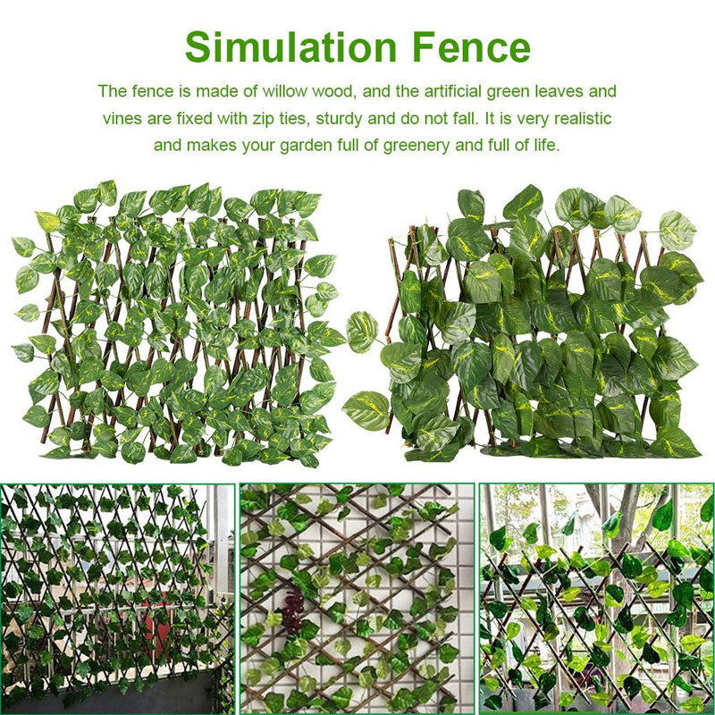 Lisslune | Adjustable Retractable Natural Looking Fence Cover