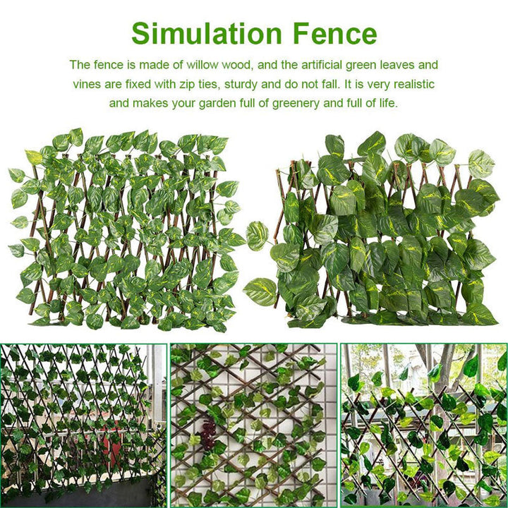 Lisslune | Adjustable Retractable Natural Looking Fence Cover
