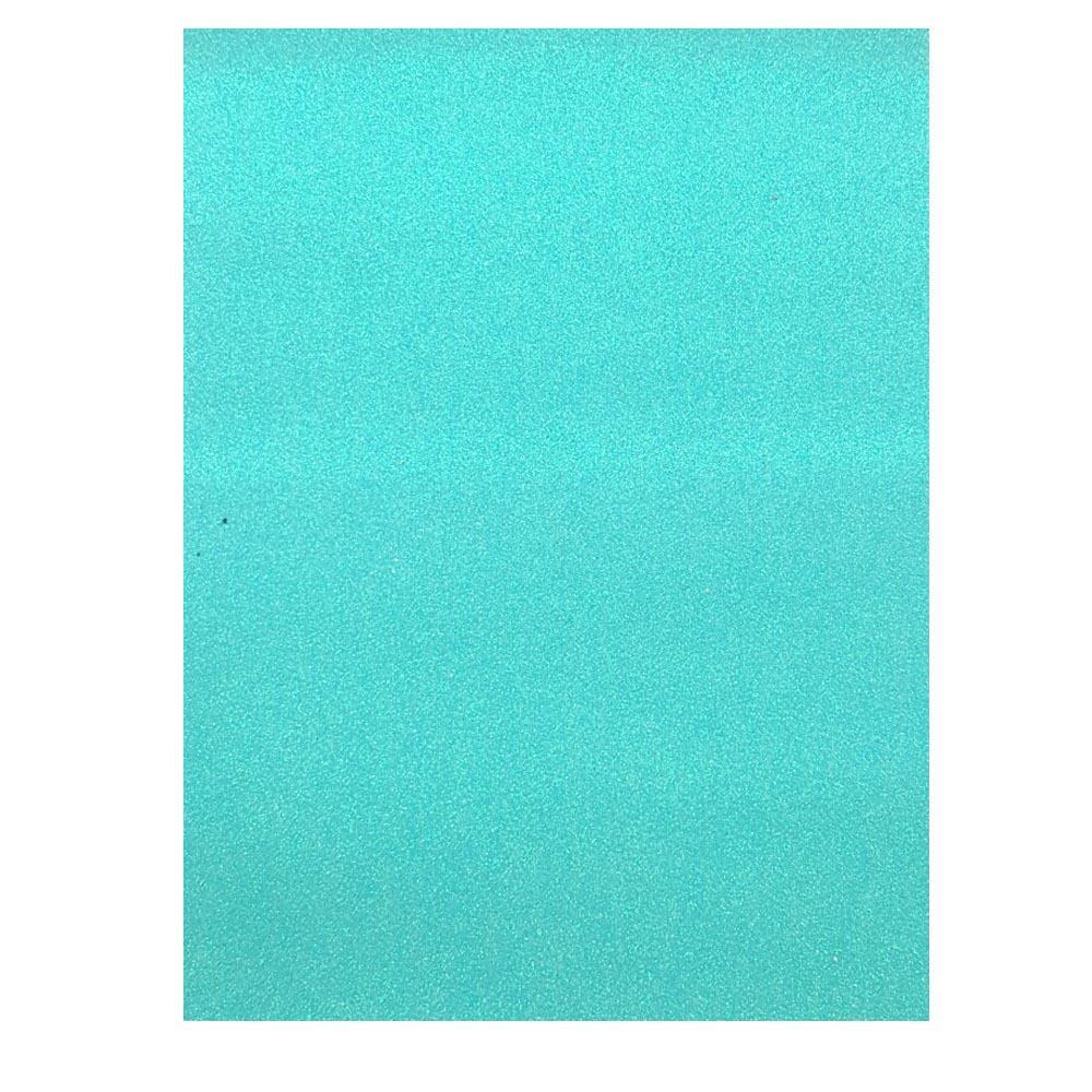Lisslune | Shiny Ocean Blue Glitter Fabric: Unleash your creative glamour