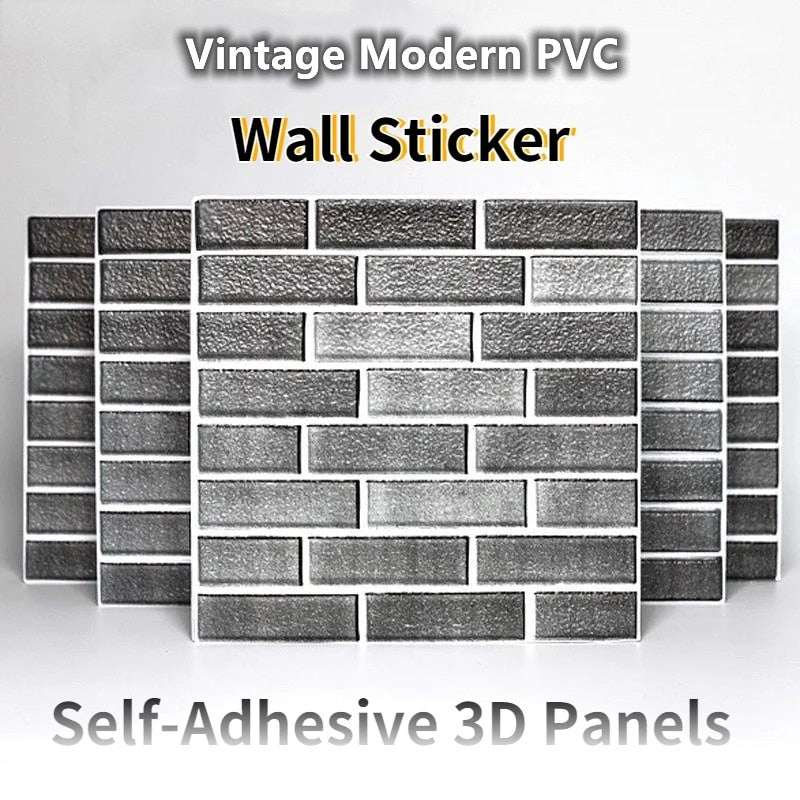 Lisslune | 3D Self-Adhesive Cobblestone Wall Stickers