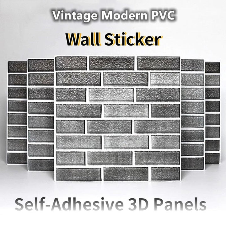 Lisslune | 3D Self-Adhesive Cobblestone Wall Stickers