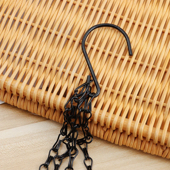 Lisslune | Stable Plant Hangers with Chains – Robust Suspension for Flower Pots and Garden Plants