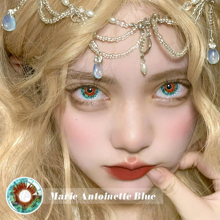 Rynx | 1 Pair Pink Lenses Anime Accessories Colored Contact Lenses Anime Lenses Spider Lenses Purple Lenses Cosplay Lenses