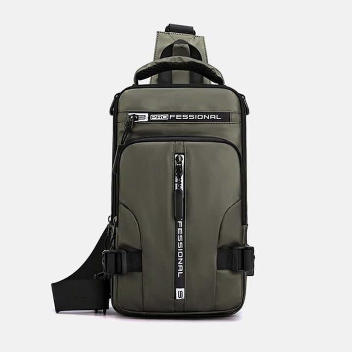 Lisslune | Waterproof Oxford Crossbody Bag, Anti-Theft Sling Bag, USB Charging & Multi-Pocket Design