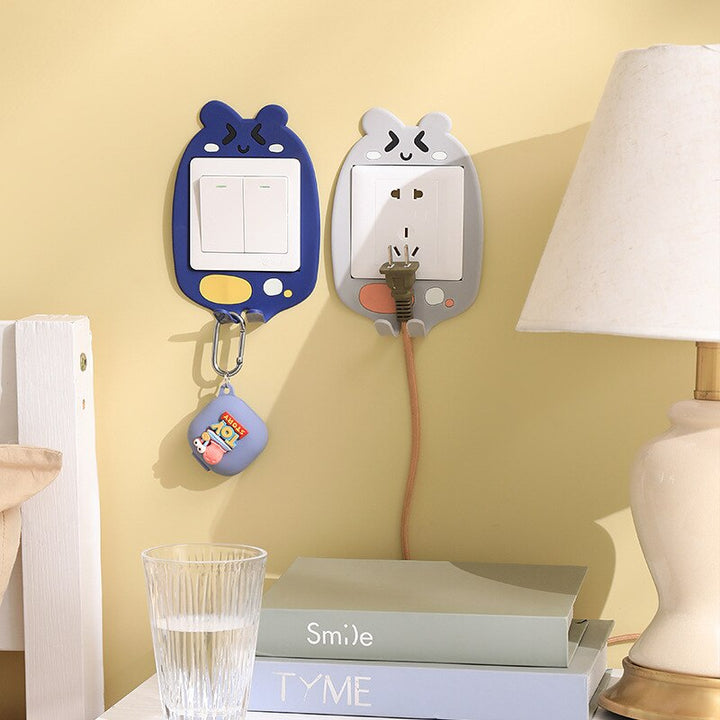 Lisslune | 3D Luminous Cartoon Hook Outlet Sticker