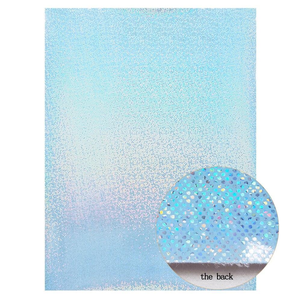 Lisslune | Irisdente Blue Snake Glossy Fabric for Creative Crafting