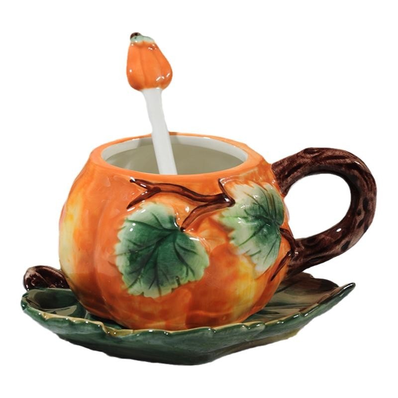 Lisslune | Creative Ceramic Pumpkin Mug Set