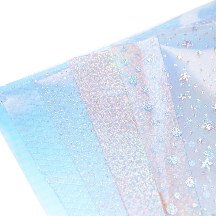 Lisslune | Iridescent PVC Synthetic Leather Jelly Fabric for Innovative DIY Creations